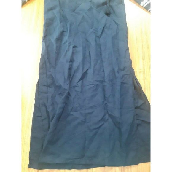 J Crew Long Beach Tunic Dress With Rickrack Trim Blue and White Womens Size XS - Picture 4 of 6